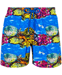 Vilebrequin x 亨特·斯隆姆合作款男士泳裤 Atoll 正面图