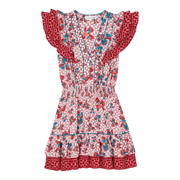 Iris Lace Minikleid Für Damen - Kleid - Camila - Rot