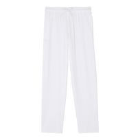 Pantaloni in cotone Bianco vista frontale