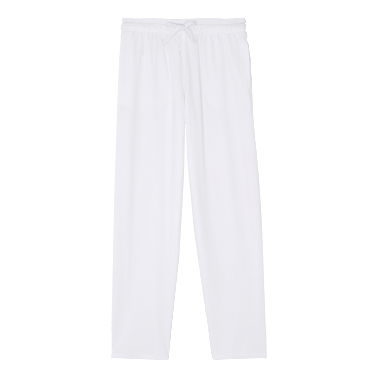 Pantalon En Éponge Homme Uni - Polide - Blanc