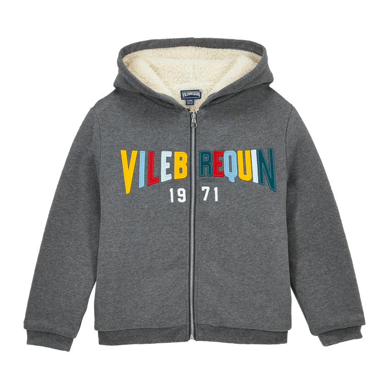 Boys Hooded Front Zip Sweatshirt Multicolor Vilebrequin - Sweater - Gatty - White - Size 2 - Vilebrequin