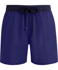 Bañador de lana para hombre Super 120' Purple blue vista frontal