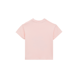 Camiseta de algodón orgánico con estampado Turtle Silver para bebé Peony vista trasera