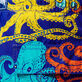 Men Swim Shorts Octopussy Purple blue details view 2