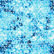 Langärmeliger Flowers Tie & Dye Rashguard für Damen Marineblau 