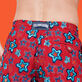 Costume da bagno uomo ricamato Stars Gift - Edizione limitata Burgundy dettagli vista 3