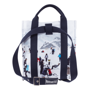 Sac à dos  Ski - Vilebrequin x Massimo Vitali Bleu ciel vue de dos
