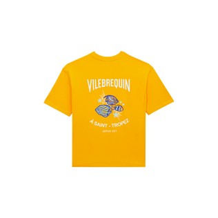 Boys T-shirt Back Gumy fish logo Mango back view