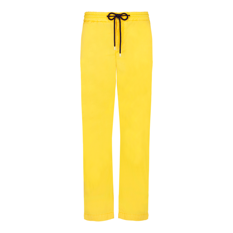Men Cotton Modal Jogger Pants - Jeans - Clemence - Yellow - Size 32 - Vilebrequin