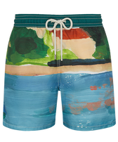 Men Swim Trunks 360 Landscape - Vilebrequin x Highsnobiety Chambray front view