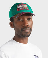 Casquette en denim homme Palm offspring Marrakech vue portée de face