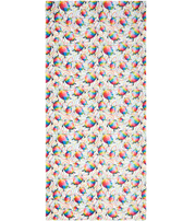 Telo mare in cotone biologico Tortugas - Vilebrequin x Okuda San Miguel Multicolore vista frontale