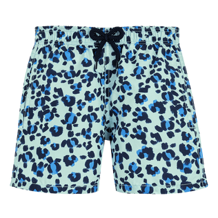 Bañador con estampado Turtles Leopard para niño Thalassa vista frontal