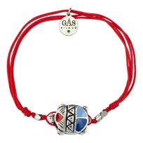 Bracelet Lien Tortue emaillée - Vilebrequin x Gas Bijoux Coquelicot vue de face