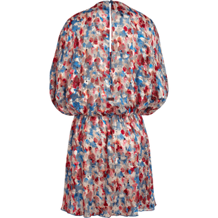 Women Viscose Fluid Cover-up Flowers in the Sky Palace back view