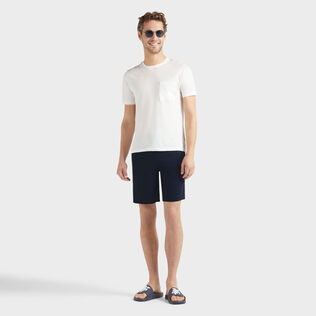 Maillot de bain long homme uni Noir vue de détail 1