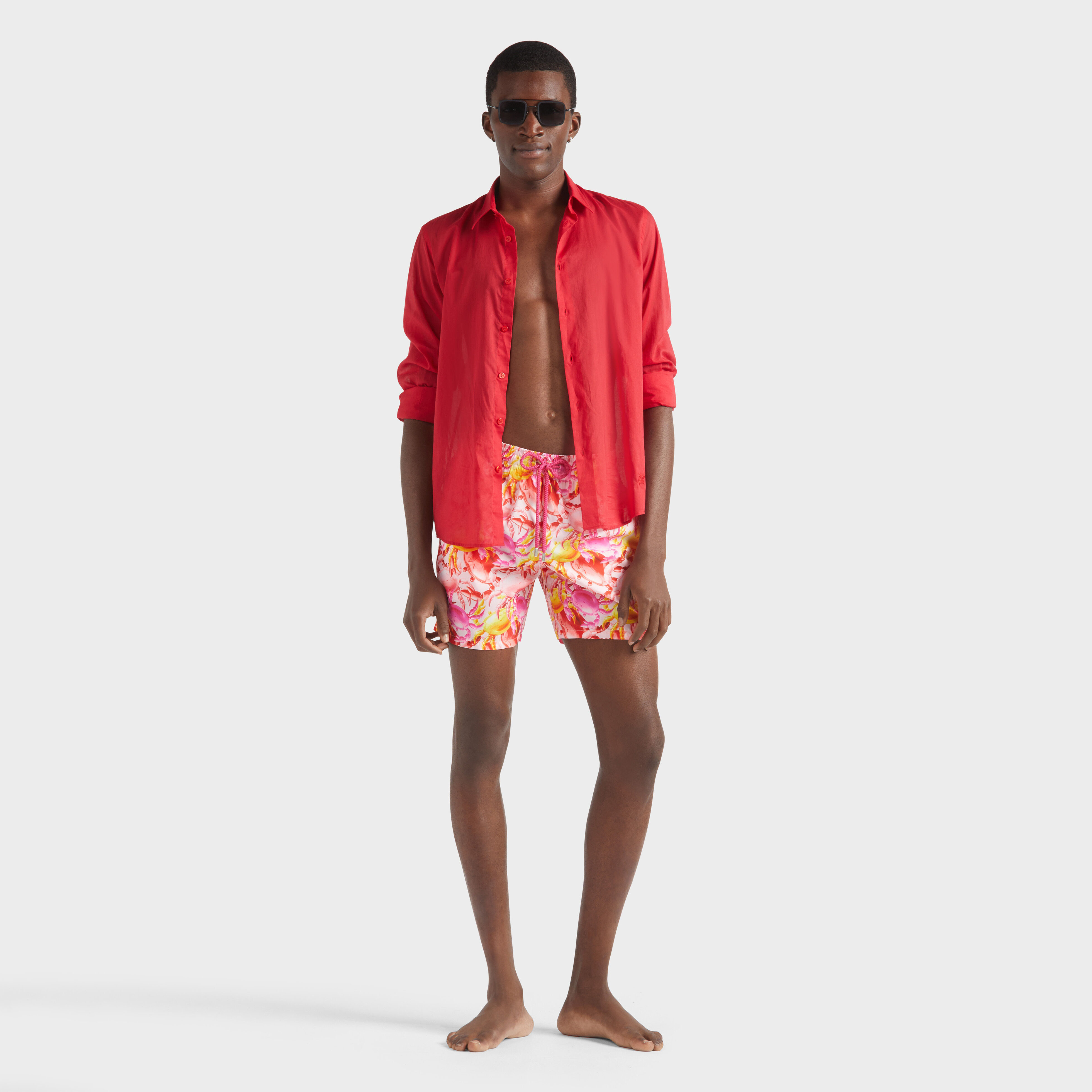 プランクトン　正丸16.雫1118.1728.①②ミニ Men Ultra-light Swim Trunks Crab Ballons | Vilebrequin Swimwear