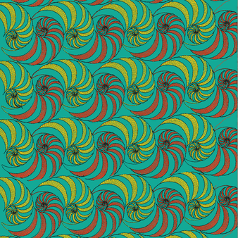 男士 2007 Snails 刺绣泳裤 - 限量版 Veronese green 打印