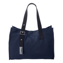 Unisex Beach Bag Solid Navy front view