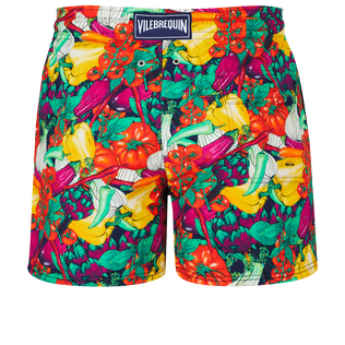 Pantaloncini mare uomo elasticizzati Marché Provencal Blu marine vista posteriore