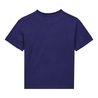 Camiseta con estampado Macro Octopussy para niño Azul marino vista trasera