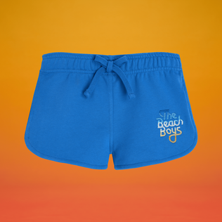女童刺绣标志 Gradient 短裤 - Vilebrequin x The Beach Boys Earthenware 正面图