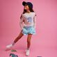 Girls 3D Turtle Look  vista frontal