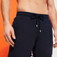 Bañador de color liso para hombre Negro detalles vista 2