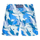 Bañador con estampado Shark All Around para niño Thalassa vista trasera