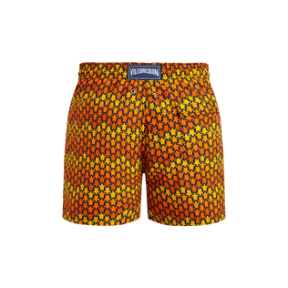 Men Swim Shorts Herringbones Turtles Vitamin back view