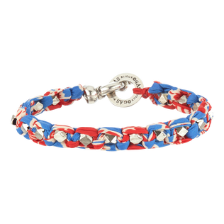 Bracelet Crabsand  Shrimps- Vilebrequin x Gas Bijoux Poppy red front view