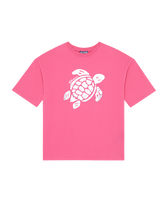 T-shirt large garçon Tortue Bougainvillier vue de face