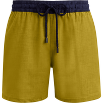 Bañador de lana para hombre Super 120' Sunflower vista frontal