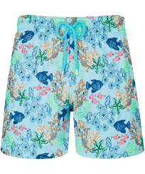 Men Swim Trunks Embroidered Fond Marins - Limited Edition Thalassa front view