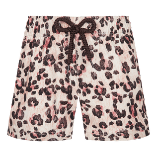 女童 Turtles Leopard 游泳短裤 Straw 正面图