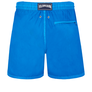 Men Swim Trunks Ultra-light and packable Solid Earthenware back view
