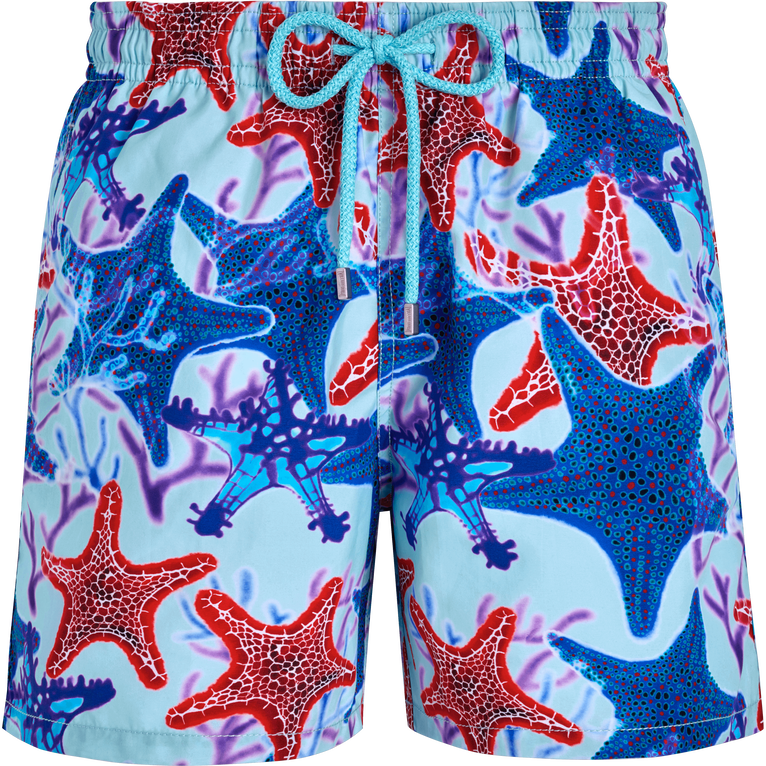 Men Swim Shorts Glowed Stars - Moorea - Blue - Size XL - Vilebrequin