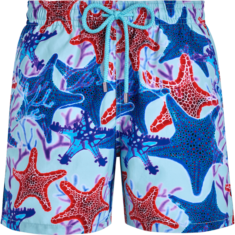 Pantaloncini Mare Uomo Glowed Stars - Costume Da Bagno - Moorea - Blu