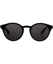 Unisex Solid Sonnenbrille Schwarz Vorderansicht