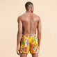 Men Stretch Swim Trunks Sunny Streets Sun back worn view