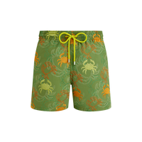 Men Swim Shorts Embroidered Crab Balloons - Limited Edition Camouplage front view