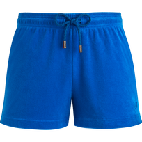 Women Terry Shorts Solid Palace front view
