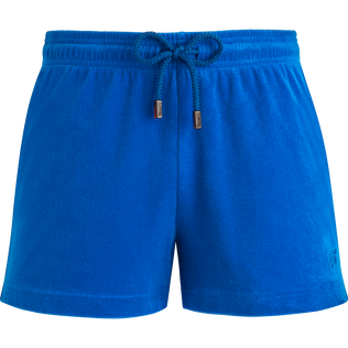Women Terry Shorts Solid Palace front view