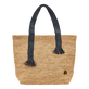 Bolsa de playa de rafia Hemp vista frontal