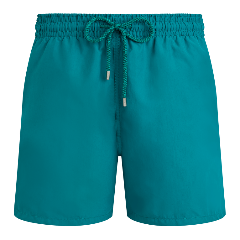 Men Swim Shorts Solid - Moorea - Green - Size L - Vilebrequin