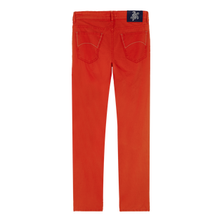 Solid Jeans aus Leinendrill im Fünf-Taschen-Design für Herren Tomato Rückansicht