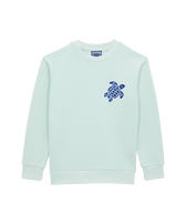 Sudadera con cuello redondo y tortuga bordada para niños Pacifico vista frontal