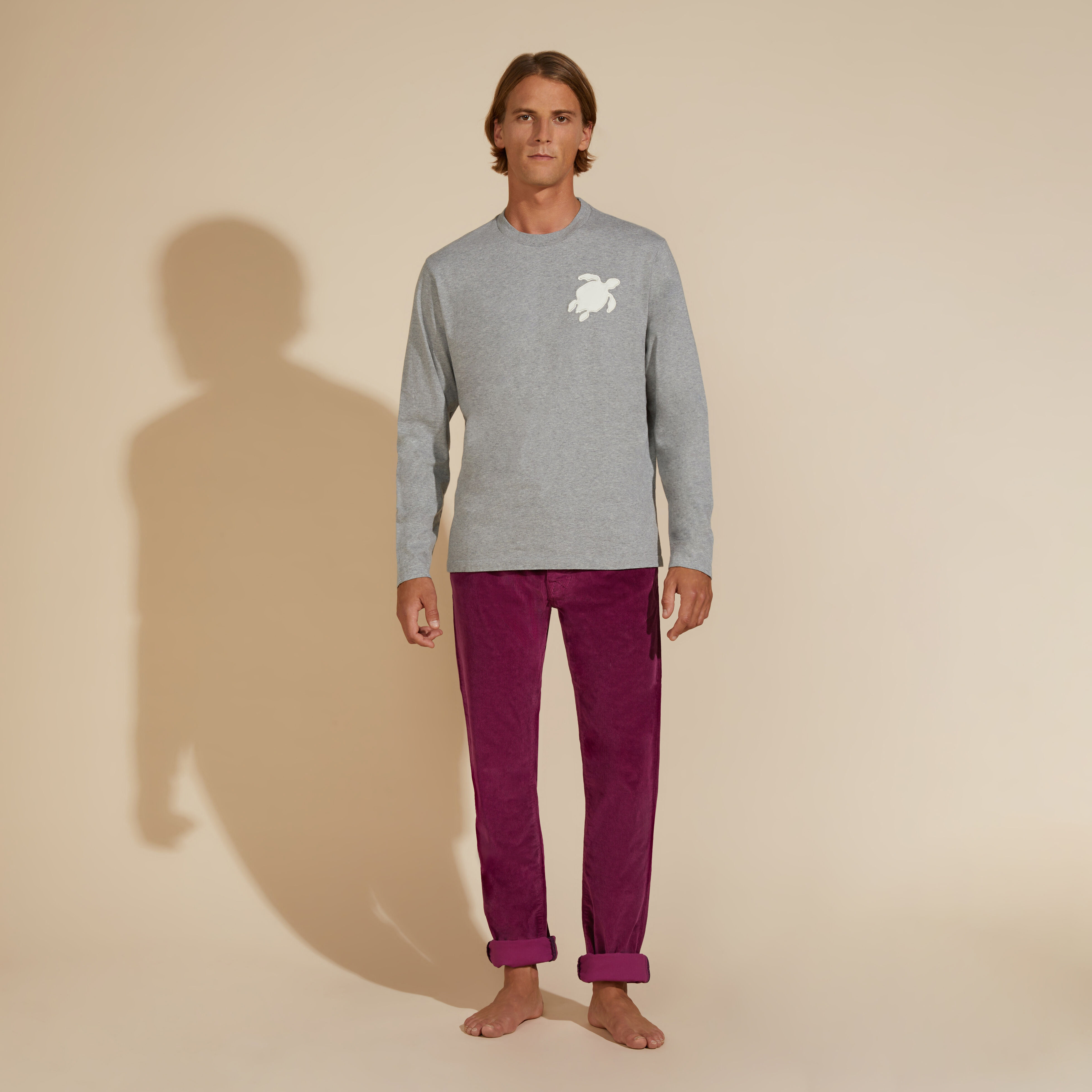 Camisetas manga online larga hombre h&m