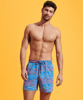 Men Swim Shorts Embroidered Raiatea - Limited Edition Earthenware front worn view