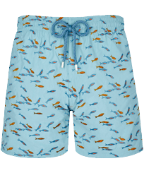 Pantaloncini mare uomo ricamati Gulf Stream - Edizione limitata Foam vista frontale